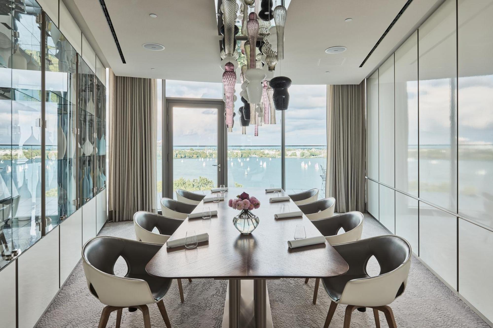 The Fontenay Hamburgo Exterior foto Dining room