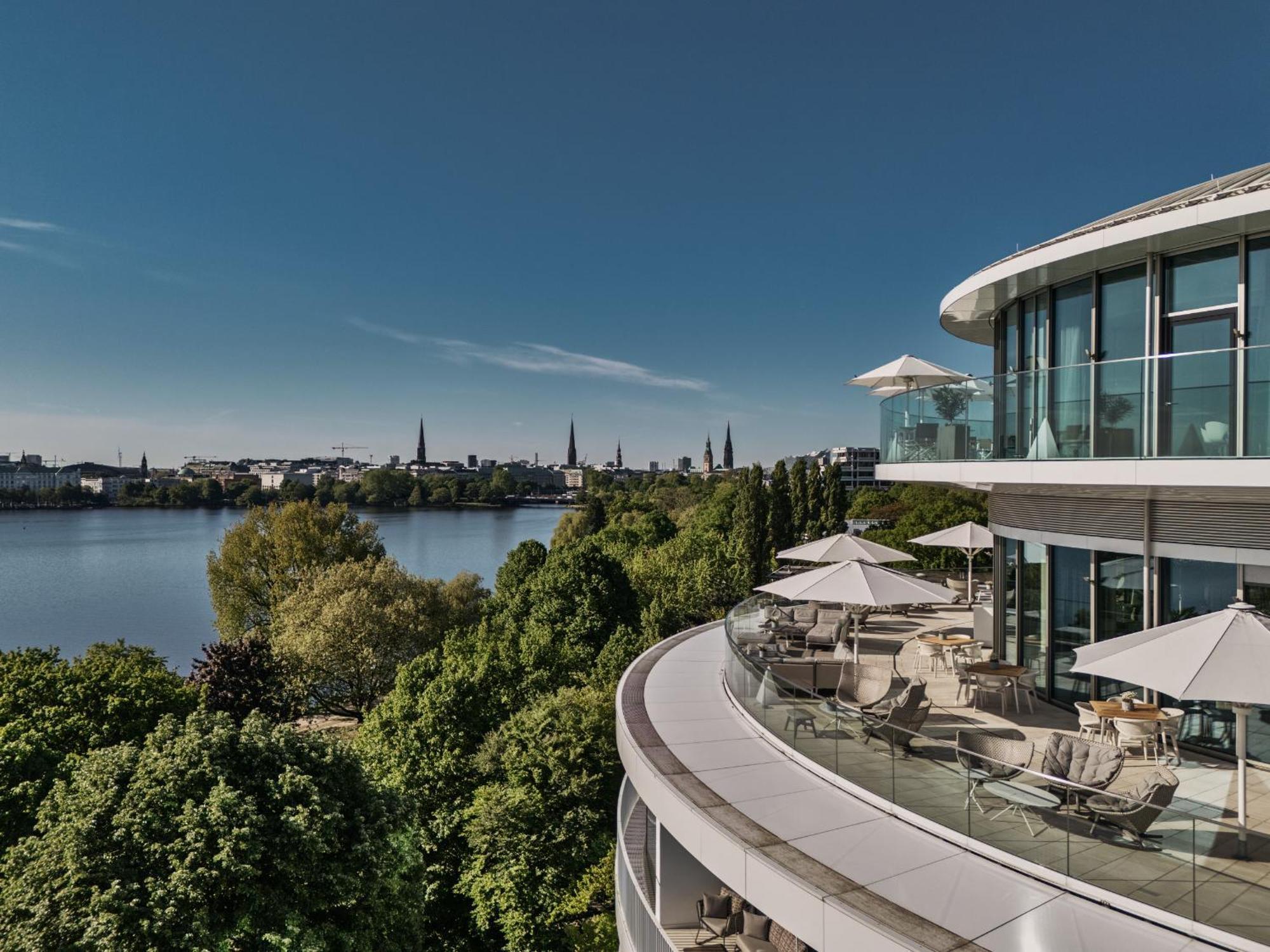 The Fontenay Hamburgo Exterior foto The River Terrace